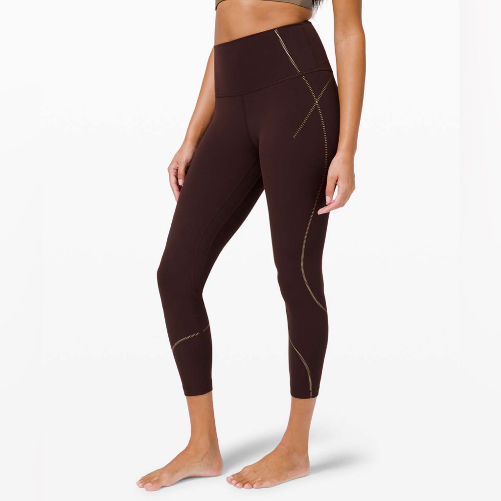 Lululemon Align Yoga High-Rise Legging French Press Gold Size 4 Special Edition